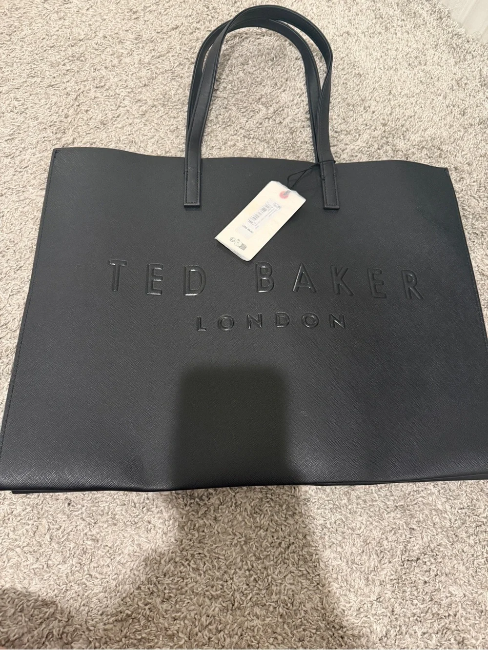 Ted Baker London Black Logo Tote Bag